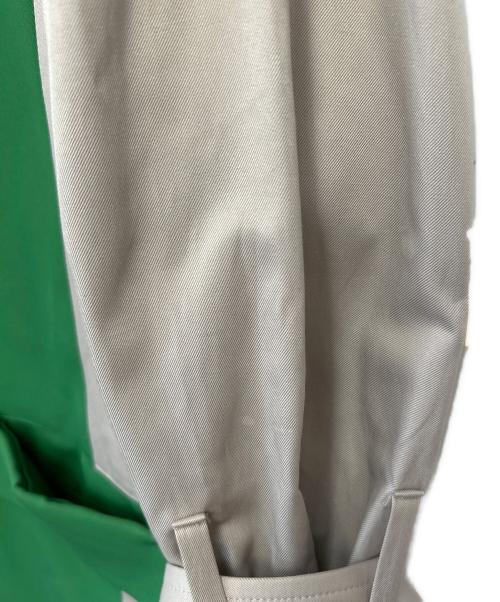 UN3D.（アンスリード）UN3D. (アンスリード) チェスターコート ベージュ×グリーン サイズ:36の古着・服飾アイテム