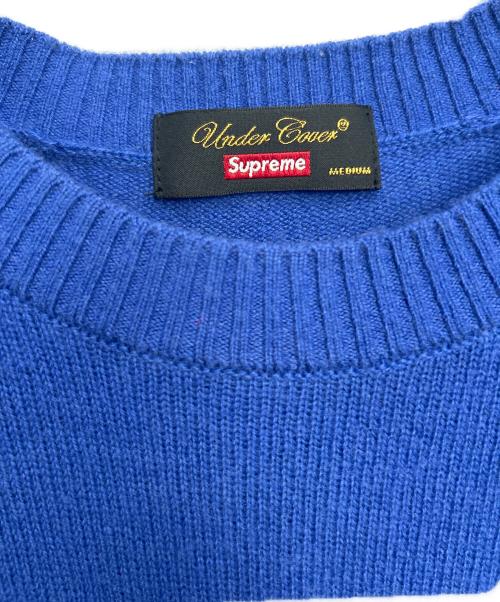 SUPREME（シュプリーム）SUPREME (シュプリーム) UNDERCOVER (アンダーカバー) クルーネックセーター ブルー サイズ:Mの古着・服飾アイテム