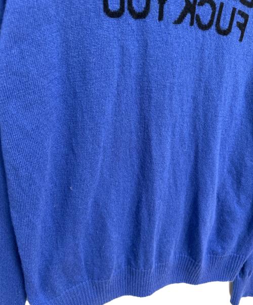 SUPREME（シュプリーム）SUPREME (シュプリーム) UNDERCOVER (アンダーカバー) クルーネックセーター ブルー サイズ:Mの古着・服飾アイテム