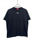 DIESELディーゼル）の古着「半袖カットソー」｜ブラック