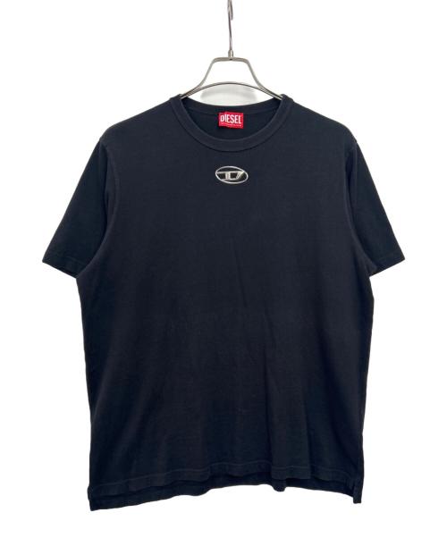 DIESEL（ディーゼル）DIESEL (ディーゼル) 半袖カットソー ブラック サイズ:Lの古着・服飾アイテム