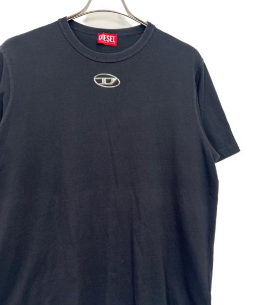 DIESEL（ディーゼル）DIESEL (ディーゼル) 半袖カットソー ブラック サイズ:Lの古着・服飾アイテム