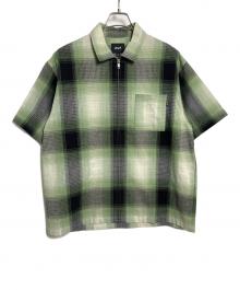 HUF（ハフ）の古着「半袖シャツ」｜グリーン×ブラック