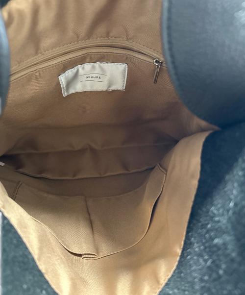 Beaure（ビュレ）Beaure (ビュレ) ワンハンドルトートバッグ ブラックの古着・服飾アイテム