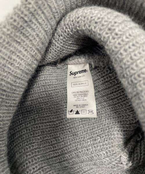 SUPREME（シュプリーム）SUPREME (シュプリーム) ニット帽 グレーの古着・服飾アイテム