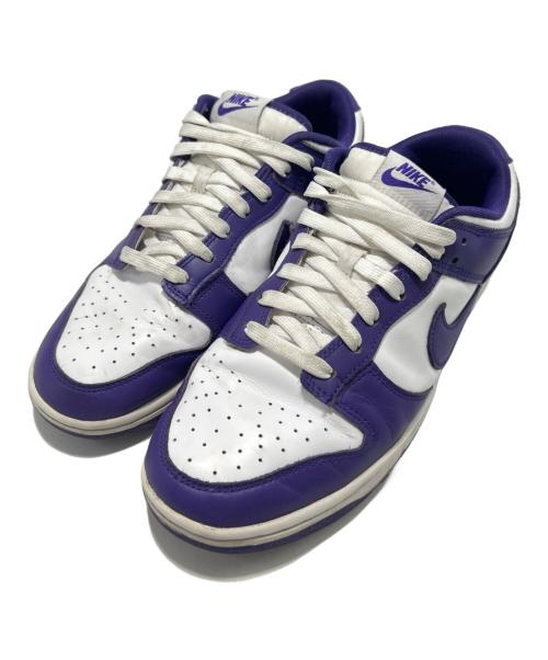 NIKE（ナイキ）NIKE (ナイキ) スニーカー ホワイト×パープル サイズ:27.5の古着・服飾アイテム
