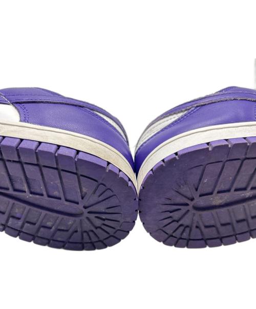 NIKE（ナイキ）NIKE (ナイキ) スニーカー ホワイト×パープル サイズ:27.5の古着・服飾アイテム