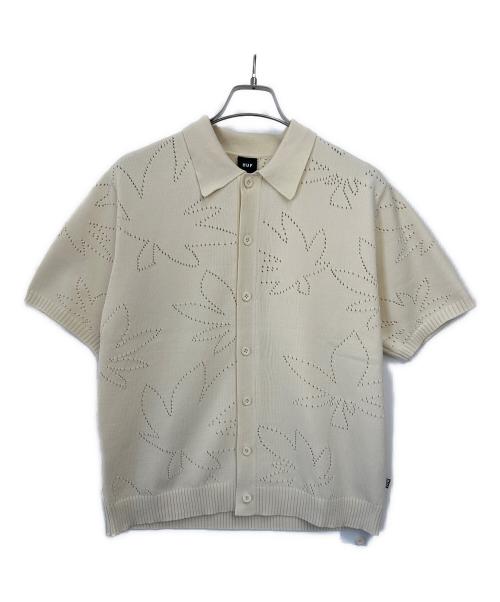 HUF（ハフ）HUF (ハフ) 半袖シャツ ベージュ サイズ:Sの古着・服飾アイテム