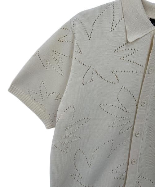 HUF（ハフ）HUF (ハフ) 半袖シャツ ベージュ サイズ:Sの古着・服飾アイテム