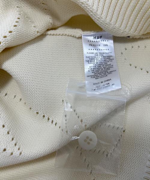 HUF（ハフ）HUF (ハフ) 半袖シャツ ベージュ サイズ:Sの古着・服飾アイテム