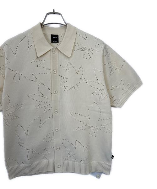 HUF（ハフ）HUF (ハフ) 半袖シャツ ベージュ サイズ:Sの古着・服飾アイテム