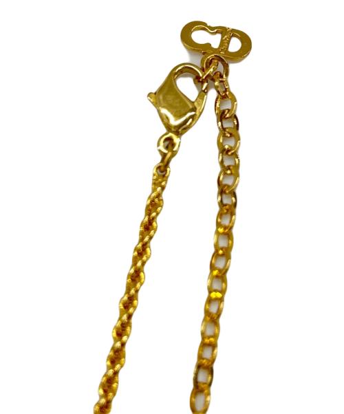 Christian Dior（クリスチャン ディオール）Christian Dior (クリスチャン ディオール) ハートモチーフネックレス ゴールドの古着・服飾アイテム