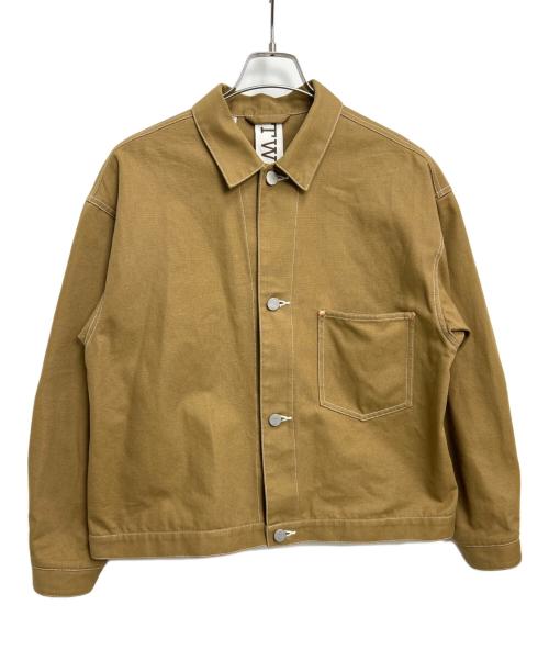 Traditional Weatherwear（トラディショナルウェザーウェア）Traditional Weatherwear (トラディショナルウェザーウェア) ワークジャケット ベージュ サイズ:36の古着・服飾アイテム