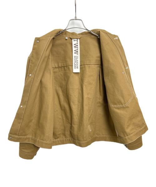 Traditional Weatherwear（トラディショナルウェザーウェア）Traditional Weatherwear (トラディショナルウェザーウェア) ワークジャケット ベージュ サイズ:36の古着・服飾アイテム