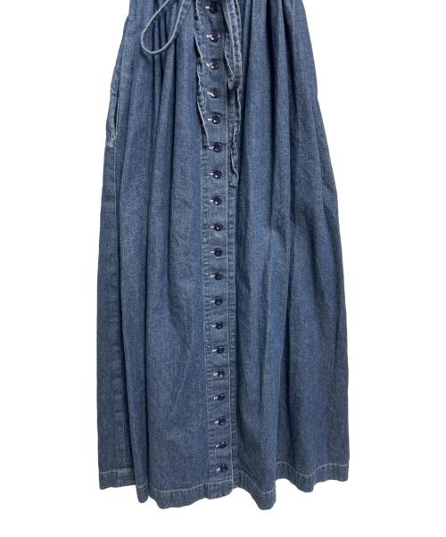 PINK HOUSE（ピンクハウス）PINK HOUSE (ピンクハウス) 長袖ワンピース インディゴ サイズ:不明の古着・服飾アイテム