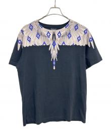 MARCELO BURLON（マルセロバーロン）の古着「半袖カットソー」｜ブラック×ブルー