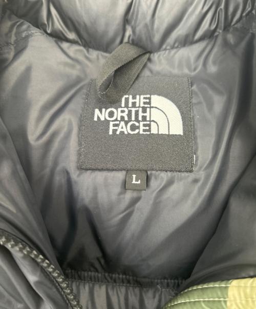 THE NORTH FACE（ザ ノース フェイス）THE NORTH FACE (ザ ノース フェイス) ヌプシベスト グリーン×ブラック サイズ:Lの古着・服飾アイテム