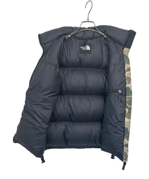 THE NORTH FACE（ザ ノース フェイス）THE NORTH FACE (ザ ノース フェイス) ヌプシベスト グリーン×ブラック サイズ:Lの古着・服飾アイテム