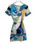 Emilio Pucci (エミリオ プッチ) 半袖ワンピース スカイブルー サイズ:36：4500円