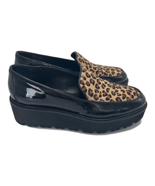 luca grossi（ルカグロッシ）luca grossi (ルカグロッシ) 厚底ローファー ブラック サイズ:37の古着・服飾アイテム