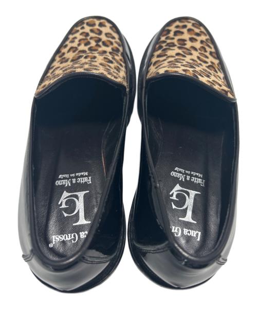 luca grossi（ルカグロッシ）luca grossi (ルカグロッシ) 厚底ローファー ブラック サイズ:37の古着・服飾アイテム