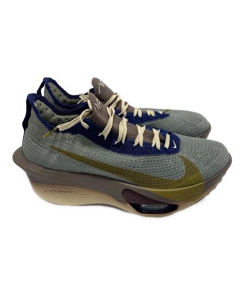 NIKE（ナイキ）NIKE (ナイキ) ランニングシューズ グレー×ブラウン サイズ:27cmの古着・服飾アイテム