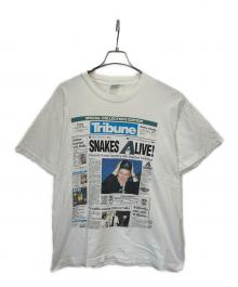 FRUIT OF THE LOOM（フルーツオブザルーム）の古着「半袖カットソー」｜ホワイト