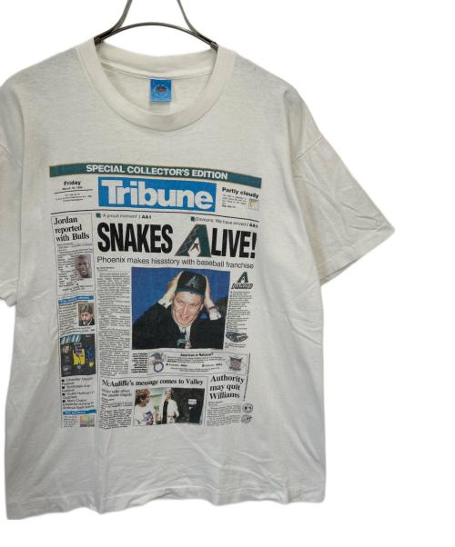 FRUIT OF THE LOOM（フルーツオブザルーム）FRUIT OF THE LOOM (フルーツオブザルーム) 半袖カットソー ホワイト サイズ:Lの古着・服飾アイテム