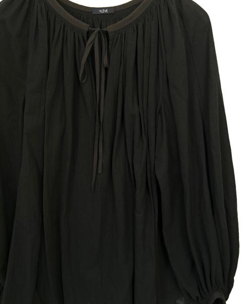 YLEVE（イレーヴ）YLEVE (イレーヴ) 長袖ブラウス ブラック サイズ:1の古着・服飾アイテム