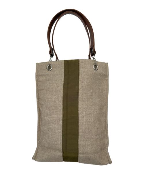 JEROME GRUET（ジュローム グリュエ）JEROME GRUET (ジュローム グリュエ) トートバッグ グレー×グリーンの古着・服飾アイテム