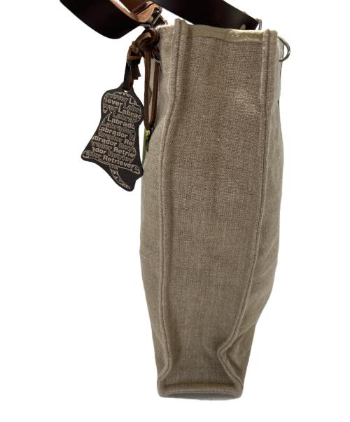 JEROME GRUET（ジュローム グリュエ）JEROME GRUET (ジュローム グリュエ) トートバッグ グレー×グリーンの古着・服飾アイテム