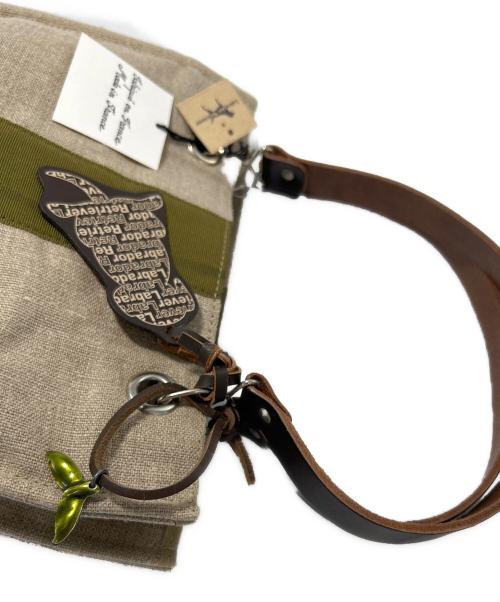 JEROME GRUET（ジュローム グリュエ）JEROME GRUET (ジュローム グリュエ) トートバッグ グレー×グリーンの古着・服飾アイテム