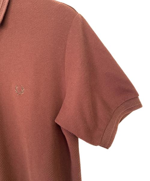 FRED PERRY（フレッドペリー）FRED PERRY (フレッドペリー) EDIFICE (エディフィス) ポロシャツ ブラウン サイズ:Lの古着・服飾アイテム
