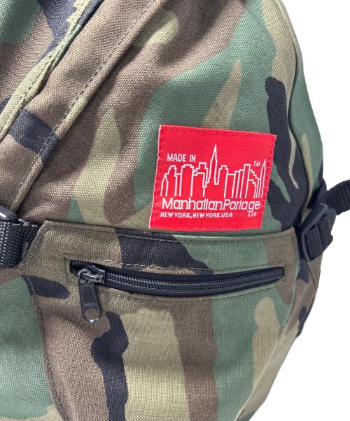 Manhattan Portage（マンハッタンポーテージ）Manhattan Portage (マンハッタンポーテージ) ボディバッグ グリーン×ブラウンの古着・服飾アイテム