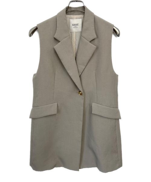 journal standard L'essage（ジャーナルスタンダード レサージュ）journal standard L'essage (ジャーナルスタンダード レサージュ) マットクロスベスト ベージュ サイズ:-の古着・服飾アイテム