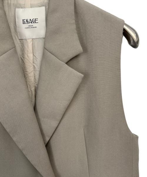 journal standard L'essage（ジャーナルスタンダード レサージュ）journal standard L'essage (ジャーナルスタンダード レサージュ) マットクロスベスト ベージュ サイズ:-の古着・服飾アイテム