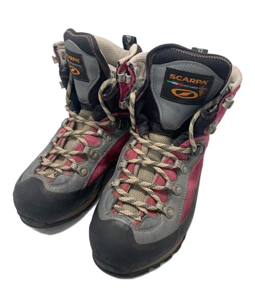 SCARPA（スカルパ）SCARPA (スカルパ) トレッキングシューズ パープル×オレンジ サイズ:23.1の古着・服飾アイテム