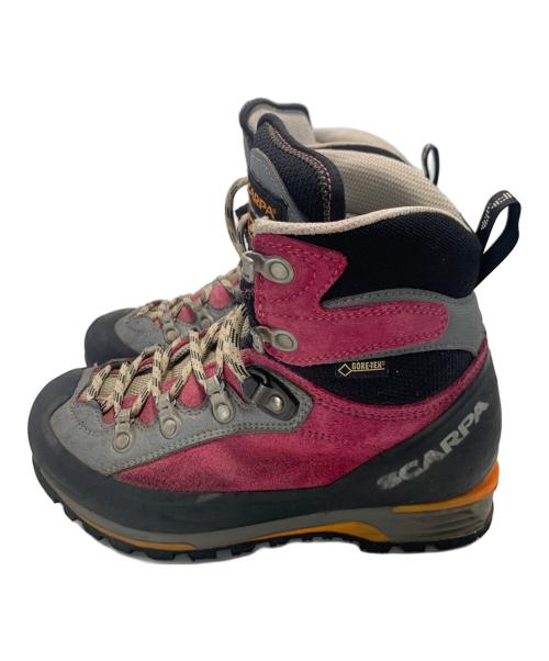 SCARPA（スカルパ）SCARPA (スカルパ) トレッキングシューズ パープル×オレンジ サイズ:23.1の古着・服飾アイテム