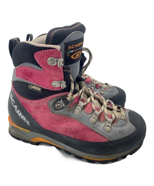 SCARPA（スカルパ）SCARPA (スカルパ) トレッキングシューズ パープル×オレンジ サイズ:23.1の古着・服飾アイテム