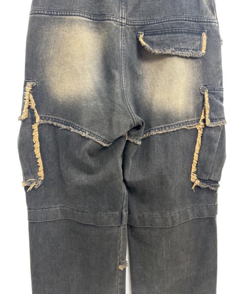 UNUSED.LAB（アンユーズドラブ）UNUSED.LAB (アンユーズドラブ) ワイドデニムパンツ グレー サイズ:Lの古着・服飾アイテム