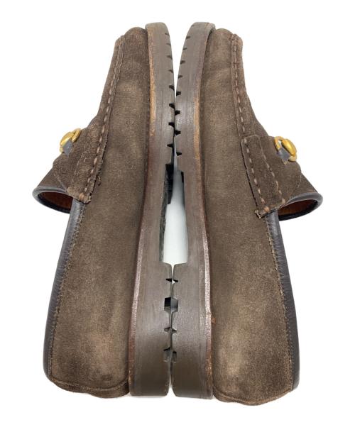 GUCCI（グッチ）GUCCI (グッチ) ホースビットローファー ブラウン サイズ:６Bの古着・服飾アイテム