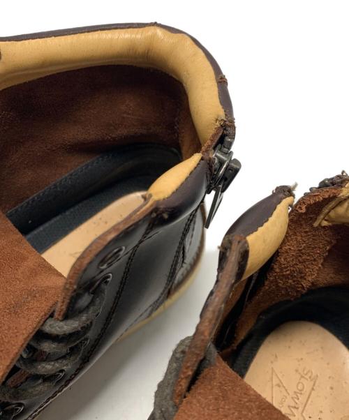 SLOW WEAR LION（スローウェアライオン）SLOW WEAR LION (スローウェアライオン) サイドジップブーツ ブラウン サイズ:8Eの古着・服飾アイテム