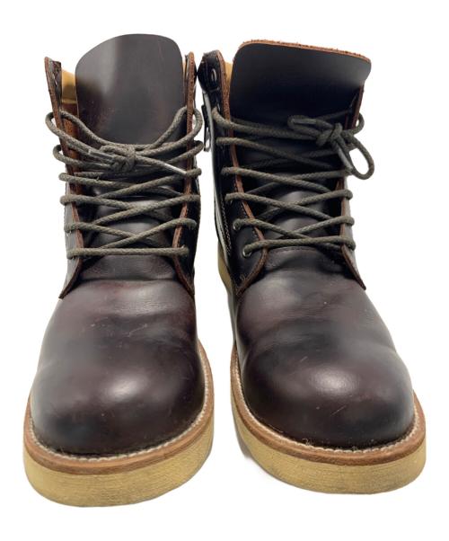 SLOW WEAR LION（スローウェアライオン）SLOW WEAR LION (スローウェアライオン) サイドジップブーツ ブラウン サイズ:8Eの古着・服飾アイテム