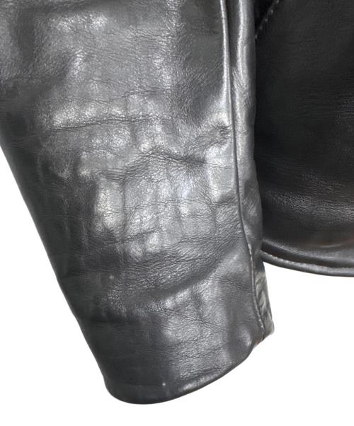 VANSON（バンソン）VANSON (バンソン) レザージャケット ブラック サイズ:36の古着・服飾アイテム