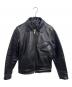 VANSON（バンソン）の古着「レザージャケット」｜ブラック