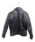 VANSON (バンソン) レザージャケット ブラック サイズ:36：31000円