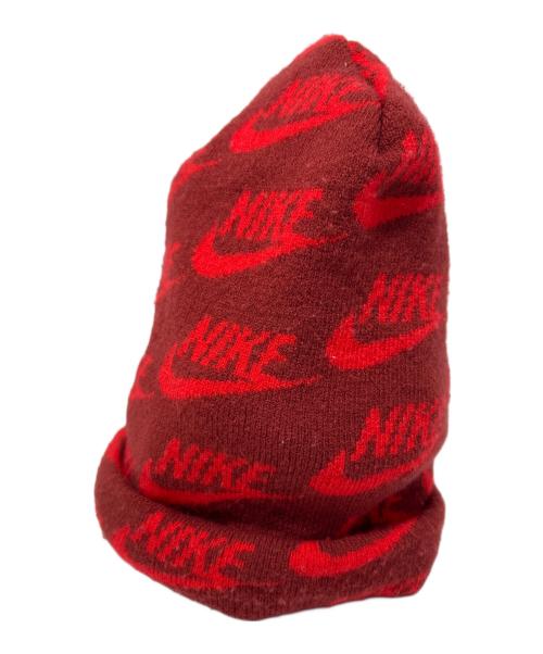 NIKE（ナイキ）NIKE (ナイキ) SUPREME (シュプリーム) ニット帽 レッドの古着・服飾アイテム