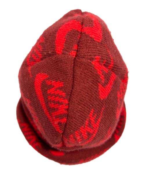 NIKE（ナイキ）NIKE (ナイキ) SUPREME (シュプリーム) ニット帽 レッドの古着・服飾アイテム