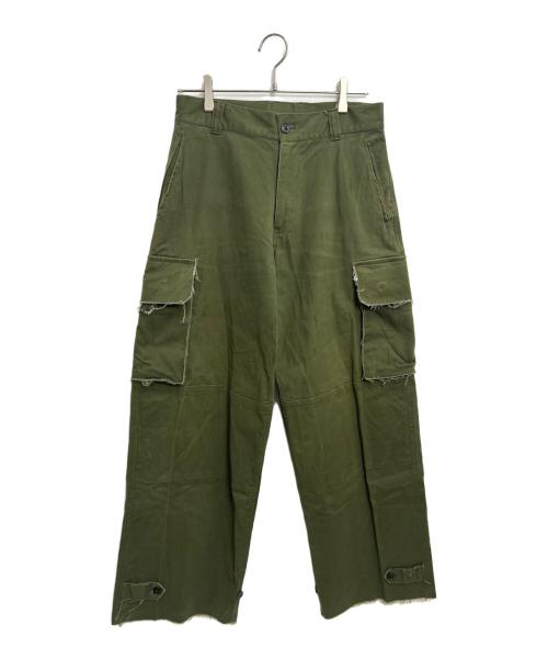 soerte（ソエルテ）soerte (ソエルテ) カーゴパンツ カーキ サイズ:３の古着・服飾アイテム