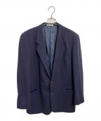 PAPASパパス）の古着「テーラードジャケット」｜ネイビー